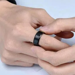 vipunj VEDANSH ENTERPRISES STYLISH GOLD,SILVER &TITANIUM PLATED RINGS Alloy Zircon Titanium Plated Ring image 2