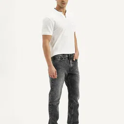 levi's Men Tapered Fit Mid Rise Grey Jeans image 4
