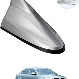 ccmm Unique New Design Shark Shape Waterproof Silver Shinny Antenna For Car-176 Universal Silver Waterproof Car Roof Shark Antenna-176 Satellite Vehicle Antenna-picture-15
