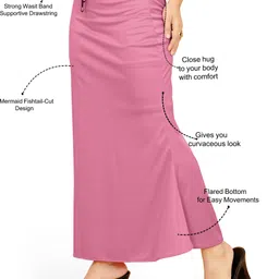 Woo THiNG Combo Fishcut Shapewear Lycra Blend Petticoat image 2