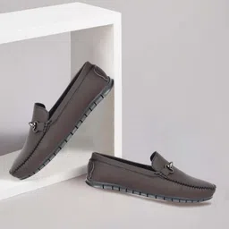 jactooz New stylish & Comfortable Primium Loafers For Men (Brown) Loafers For Men image 2