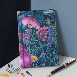 jhingalala Wild Blossom Hard Bound Undated A5 Diary Notebook (20 X 14.5 CM, 80 GSM, 190 Ruled Perforated Pages) Diary for Writing, Gift for Friend, Personal Diary A5 Diary Ruled 190 Pages image 5