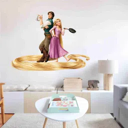 skyolla 59 cm Rapunzel Wall Sticker – Self Adhesive Vinyl Décor for Kids’ Room, Nursery Room Self Adhesive Sticker image 4