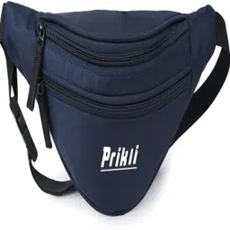 prikli Document Money Phone Belt Sport Bag for Men and Women travel waist bag (BLUE) waist bag-picture-47
