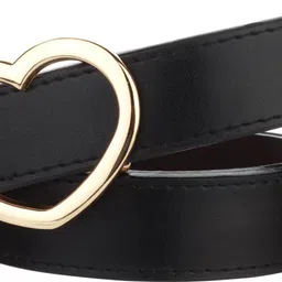 metronaut Women Casual Black Synthetic Belt image 2