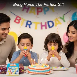 zokato Wonder Blow Pipe Set of 2, Creative Floating Ball Game, Blowing Ball Toy image 3