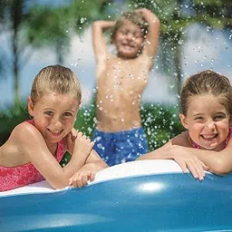 young star Premium Adults & Kids 7 feet's family swimming pool, bath tub Inflatable Swimming Pool, Inflatable Toy Pump image 4