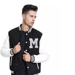 stylisaa Men Colorblock Varsity Jacket-picture-17