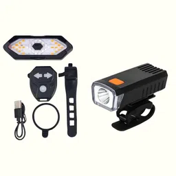 fcc racing Front Light & Indicator Back Light Combo LED Front Rear Light Combo image 1