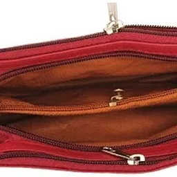 houseofcommon Casual, Formal, Party, Sports Maroon Clutch image 3