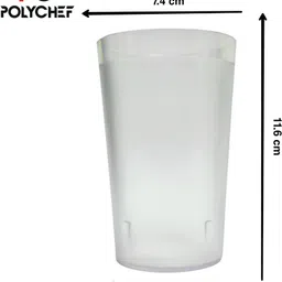 polychef (Pack of 6) PC300ML Glass Set Water/Juice Glass image 3
