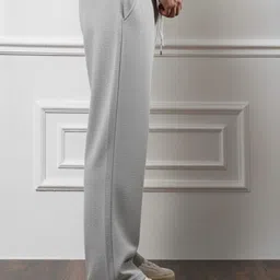 dockstreet Men Striped Grey Track Pants image 2