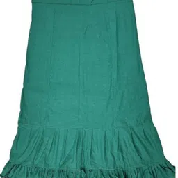 Belizzi Paridhan Light Pine Green Pure Cotton Petticoat image 1