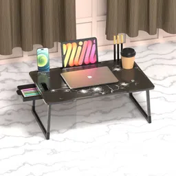 mayko & bayko BLACK FLOWER US BIDING Plastic Portable Laptop Table-picture-19