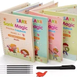 snowshell Magic Reused Practice book For Kids Handwriting 4 Book Drawing Books Magic Zx257 image 2
