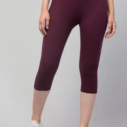 SBT-002 Women Purple Capri-image-3