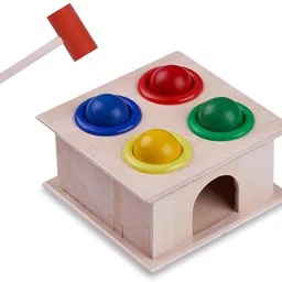 thinkoo Wooden Hammer Ball Toy, Educational Knock Learning Game for Kids 2-4 Years-picture-16