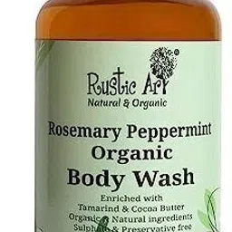 rustic art Rosemary Peppermint Organic Body Wash-picture-24
