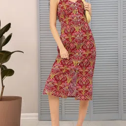 DressBerry Tropical Paradise Pop Breezy Cotton Cambric Dress-picture-39