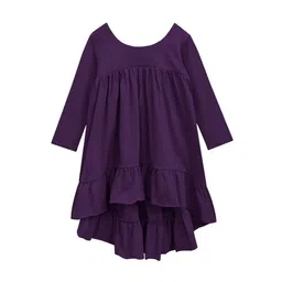 a.t.u.n. A T U N Purple A-Line Dress-picture-35