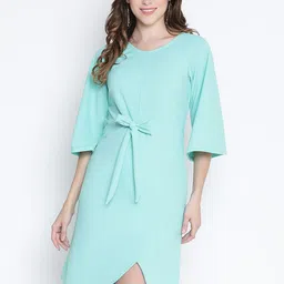 DRAAX Fashions Flared Sleeves A-Line Dress-picture-38