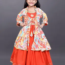 BAESD Girls Round neck  Maxi Gown Dress-picture-57