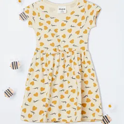 max Girls Print Fit & Flare Dress-image-97