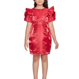 Peppermint Flutter Sleeve Sheath Above Knee Dress-picture-34