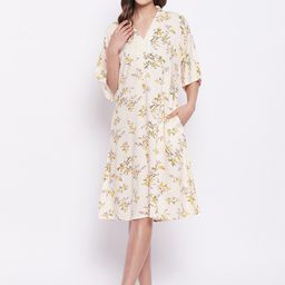 Hypernation Beige Printed Nightdress-picture-36