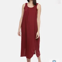 GOLDSTROMS Pack Of 2 Sleeveless Pure Cotton Midi Nightdress-picture-32