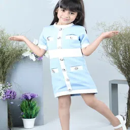 THE LITTLE CELEBS Crepe Shirt Dress-picture-57