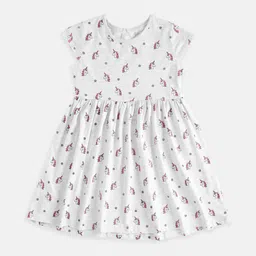 Pantaloons Junior Conversational Printed Fit and Flare Dress-picture-30