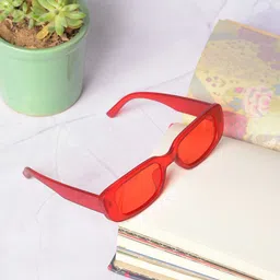 HAUTE SAUCE by Campus Sutra Rectangle Sunglasses with UV Protected Lens SUM23_HSSG1010 image 1