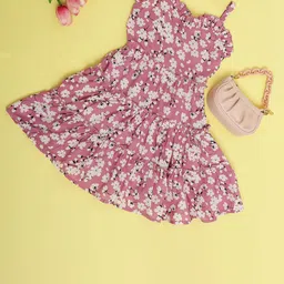 BAESD Girls Floral Printed Maxi Dress-picture-50