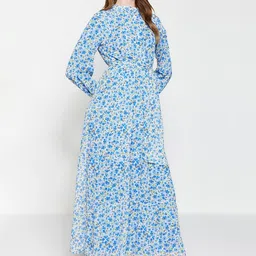 Trendyol Floral Print Bishop Sleeves Maxi Dress-picture-37