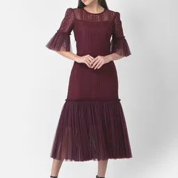 Eavan Net A-Line Midi Dress-picture-31
