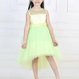 Toy Balloon kids Girls Embellished Net Midi Dress-picture-55