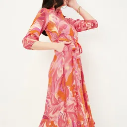 max Floral Printed A-Line Midi Dress-picture-18
