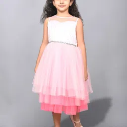 Toy Balloon kids Girls Embellished Fit & Flare Midi Dress-image-53