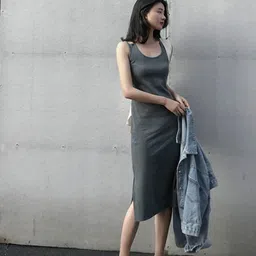 LULU & SKY Sleeveless Sheath Midi Dress-picture-36