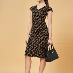 Annabelle by Pantaloons Geometric Print Casual Sheath Dress image 1