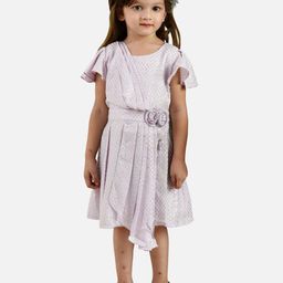 Peppermint Girls Lavender Chiffon Dress-picture-10