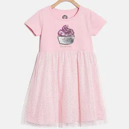 YK Pink Embellished Dress-picture-11
