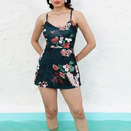 Athena Women Printed Swimming Dress-image-4