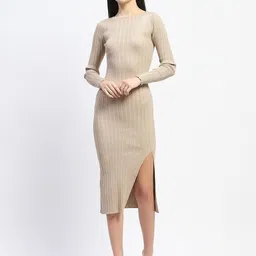 Madame Women Striped Bodycon Dress-picture-23