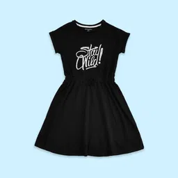 Pantaloons Junior Fit And Flare Cotton Dress-image-0