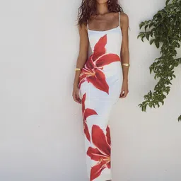 LULU & SKY Floral Print Maxi Dress image 1