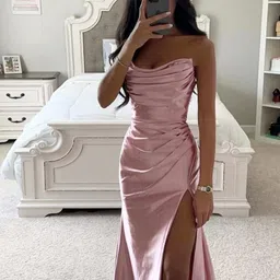 StyleCast Off-Shoulder Side Slit Maxi Dress-image-47