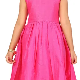 BAESD Round Neck Lace Inserts Fit & Flare Dress image 3