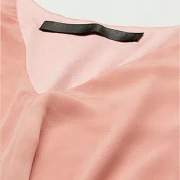 DODO & MOA Peach-Coloured Blouson Midi Dress image 2